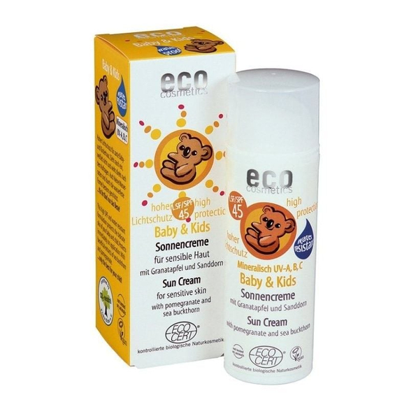 Detský opaľovací krém SPF 45 BIO Eco Cosmetics - 50 ml