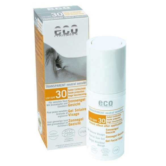 Opaľovací gél na tvár SPF 30 Eco Cosmetics - 30 ml