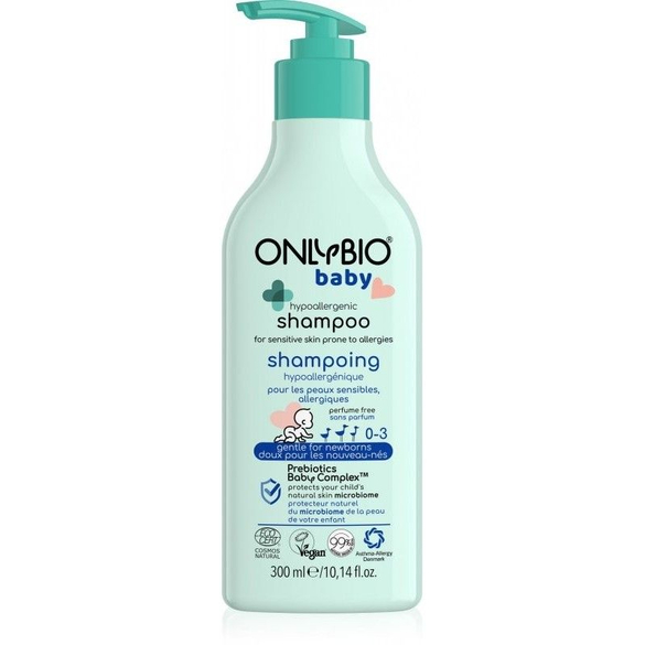 Hypoalergénny šampón pre bábätká OnlyBio - 300 ml