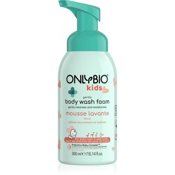 Jemná umývacia pena pre deti od 3 rokov s jemnou vôňou OnlyBio - 300 ml