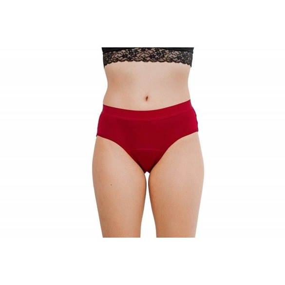 Menštruačné nohavičky stredná a slabá menštruácia (XL) červené Bikiny" Pinke Welle"