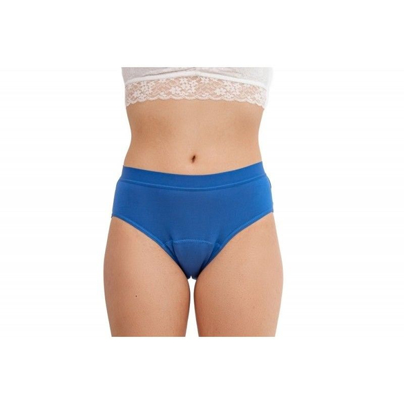 Menštruačné nohavičky stredná a slabá menštruácia (M) modré Bikiny" Pinke Welle"