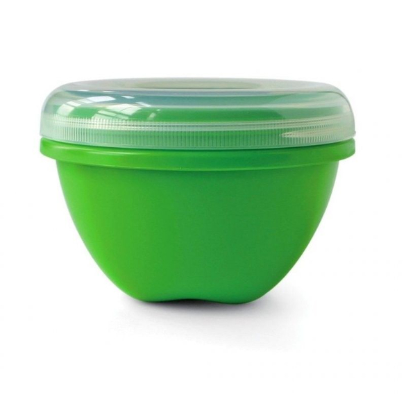 Olovrantový box z recyklovaného plastu zelenej farby Preserve - 750 ml