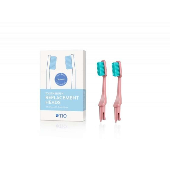 Náhradná hlavica k zubnej kefke tvrdosti ultra soft ružová TIO - 2 ks