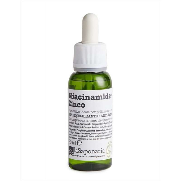 Pleťové sérum niacínamid (vitamín B3) + zinok laSaponaria - 30 ml