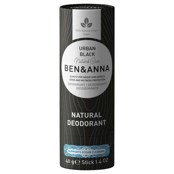 Tuhý dezodorant urban black Ben & Anna- 40 g