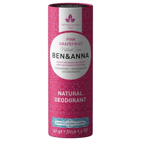 Tuhý dezodorant ružový grapefruit Ben & Anna - 40 g