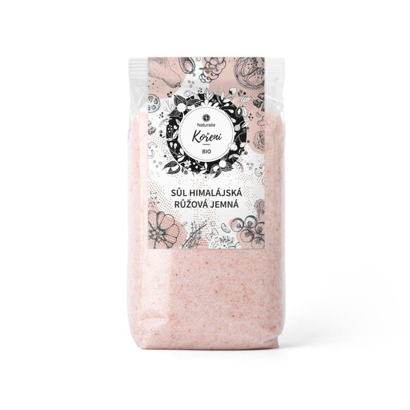 Soľ himalájska ružová jemná Naturalis - 500 g